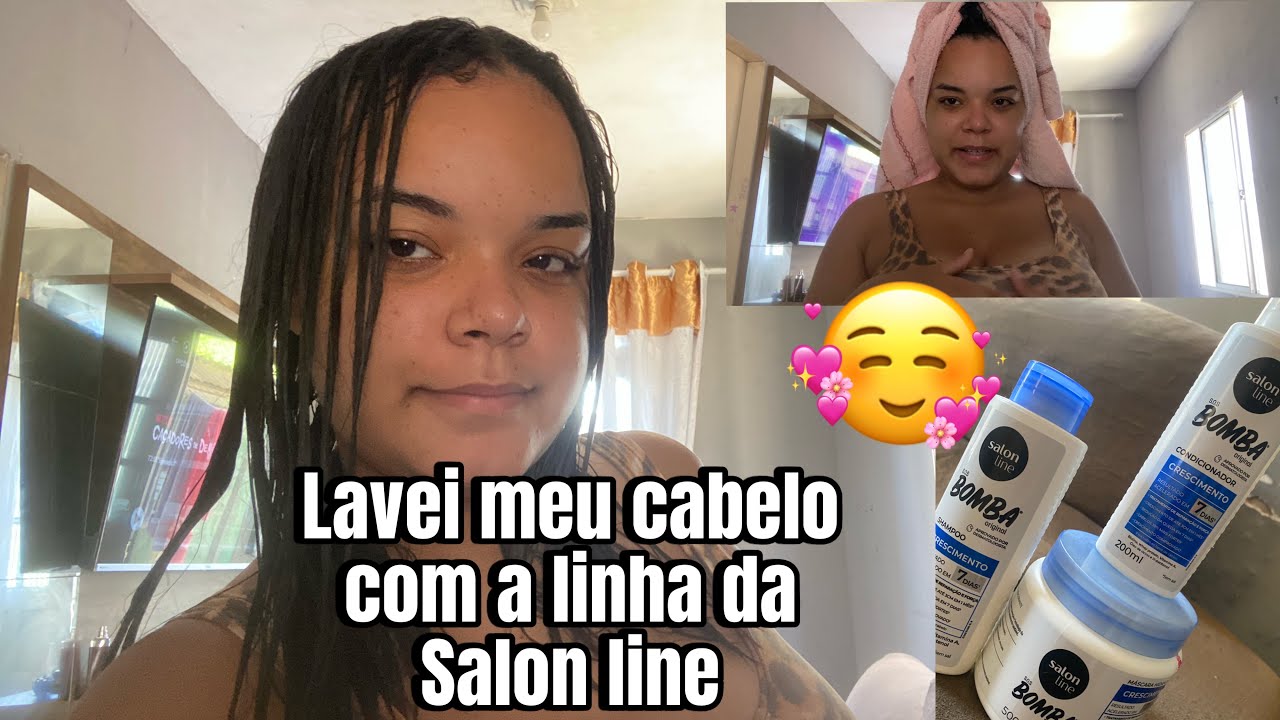 LAVEI MEU CABELO COM A LINHA DA SALON LINE✨