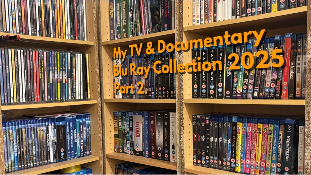 My TV and Documentary Blu Ray Collection 2025 Part 2.