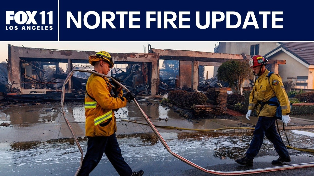 Norte Fire burns 570 acres in OC, 50% contained