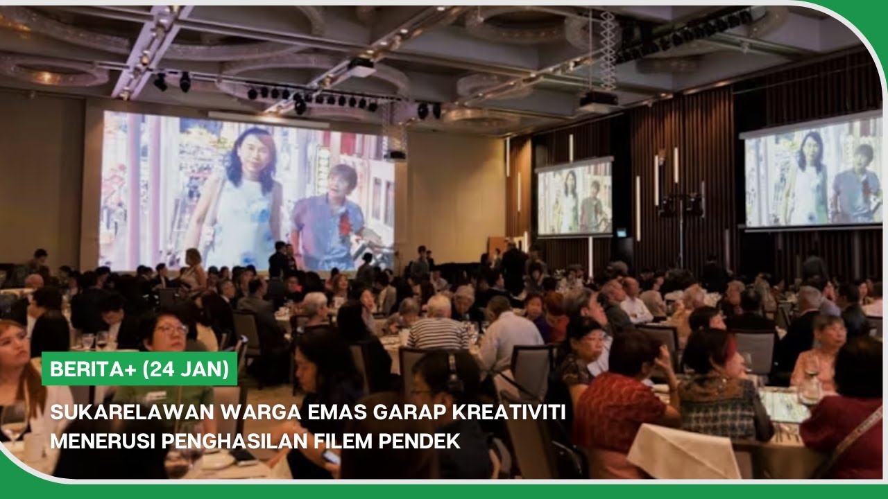 BERITA+ (24 Jan) | Sukarelawan warga emas garap kreativiti menerusi penghasilan filem pendek