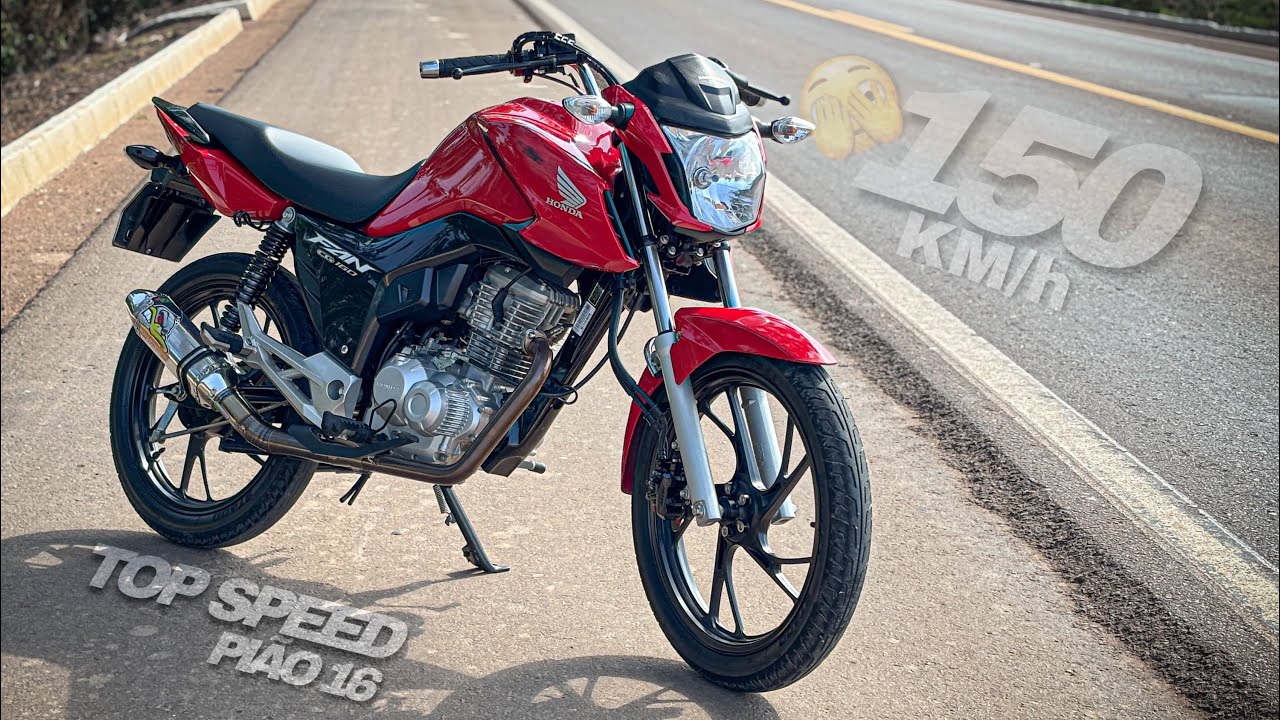 TOP SPEED FAN 160 PIÃO 16 E COMANDO JETMOTOS