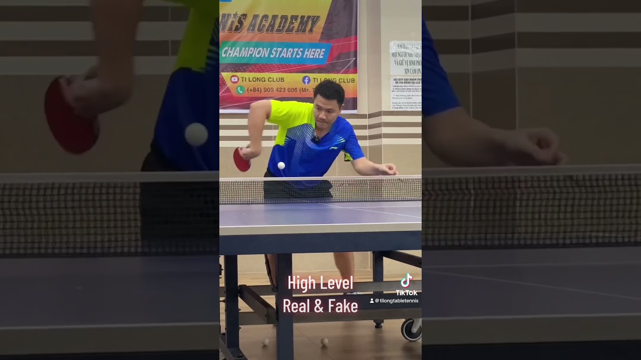 How to make Fake & Real Backhand Flick 🏓 #tabletennis #tabletennistraining #shorts #short
