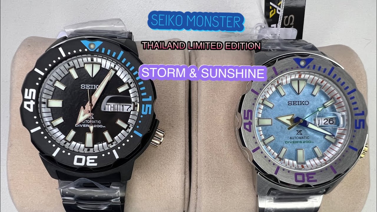 รีวิว Seiko Monster Storm & Sunshine Thailand Limited Edition 1,500 เรือน รุ่น srpk53 และ srpk51