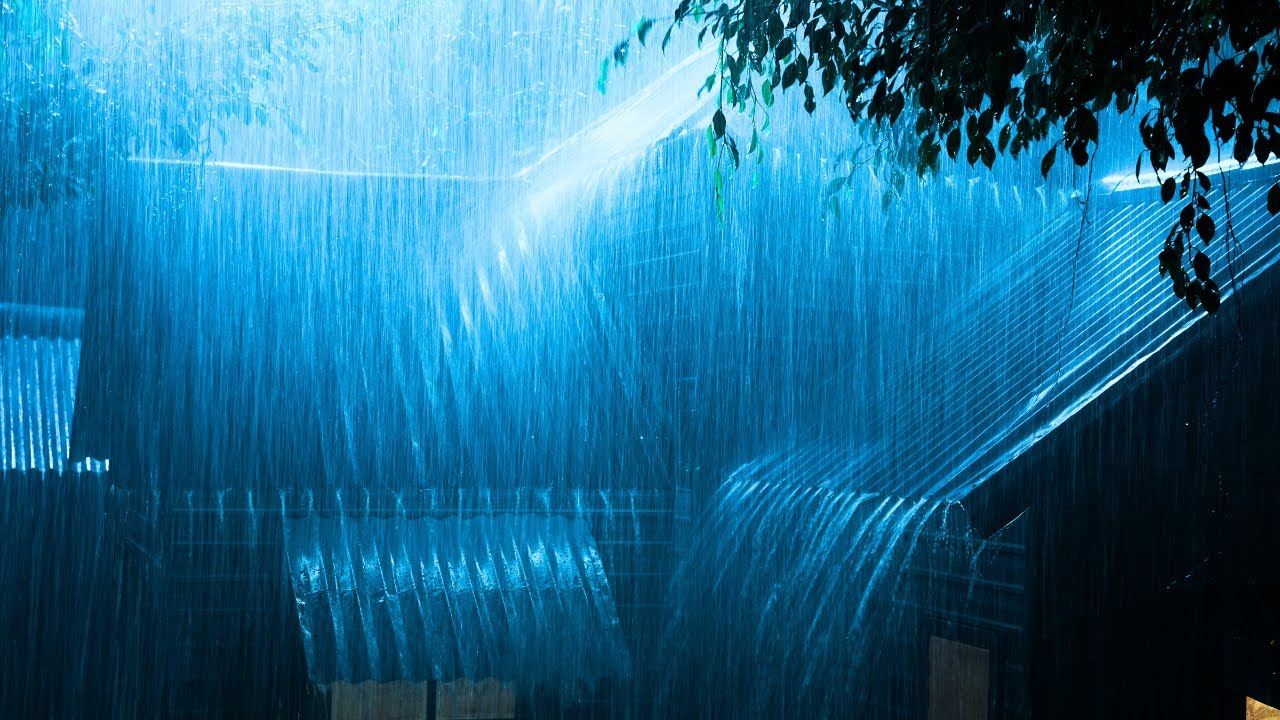 Adiós Estrés | Lluvia y Truenos Fuertes ⚡ Para Dormir al Instante