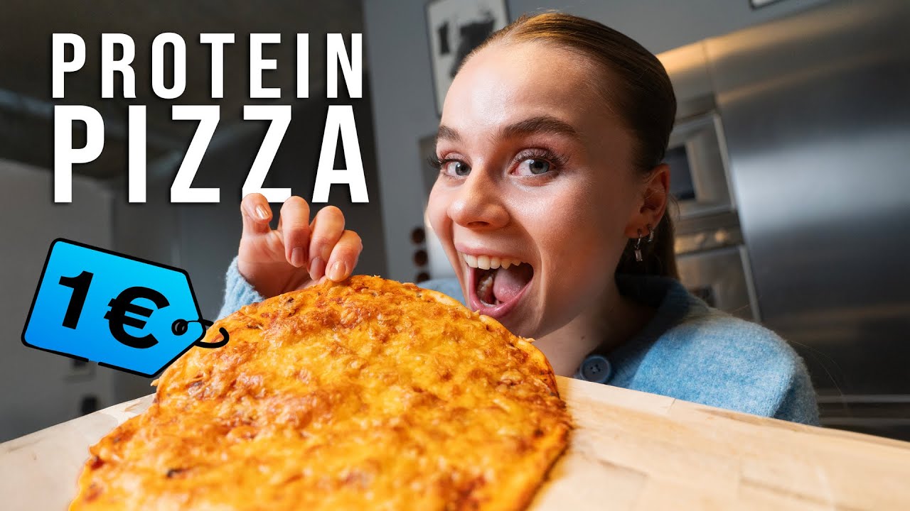 1€ PROTEIN PIZZA! (320 Kalorien + 23g Eiweiß)