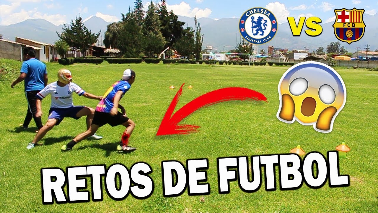 PARTIDO REAL 1vs1 | ¡CHELSEA Vs BARÇA! RETOS DE FUTBOL | Champions League
