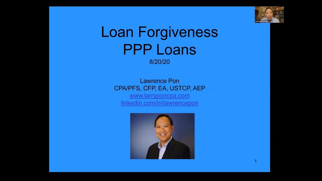August 20 PPP Loans: From Application to Loan Forgiveness...Don't Miss a Step