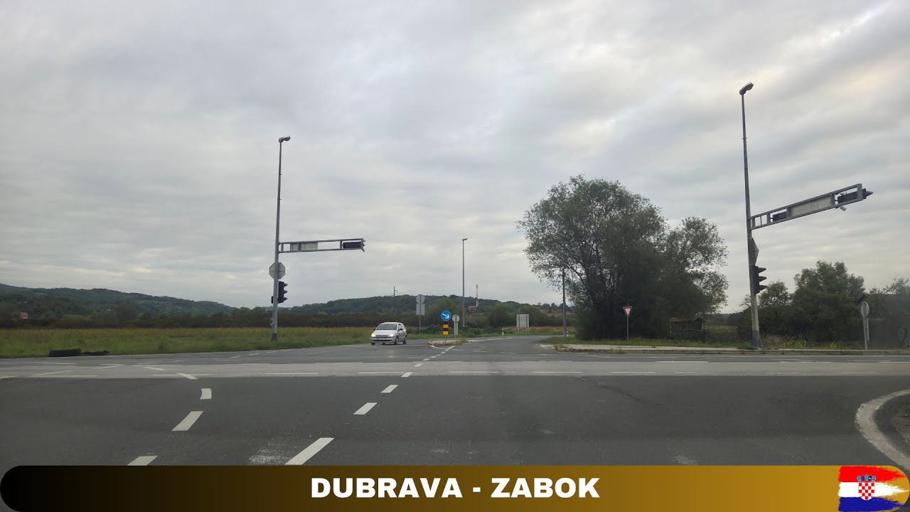 Driving in Croatia #94 - Day Drive from Dubrava (Vrbovec) to Zabok