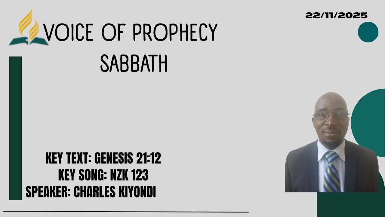 VOICE OF PROPHECY (V.O.P.) SABBATH || ELD. CHARLES KIYONDI