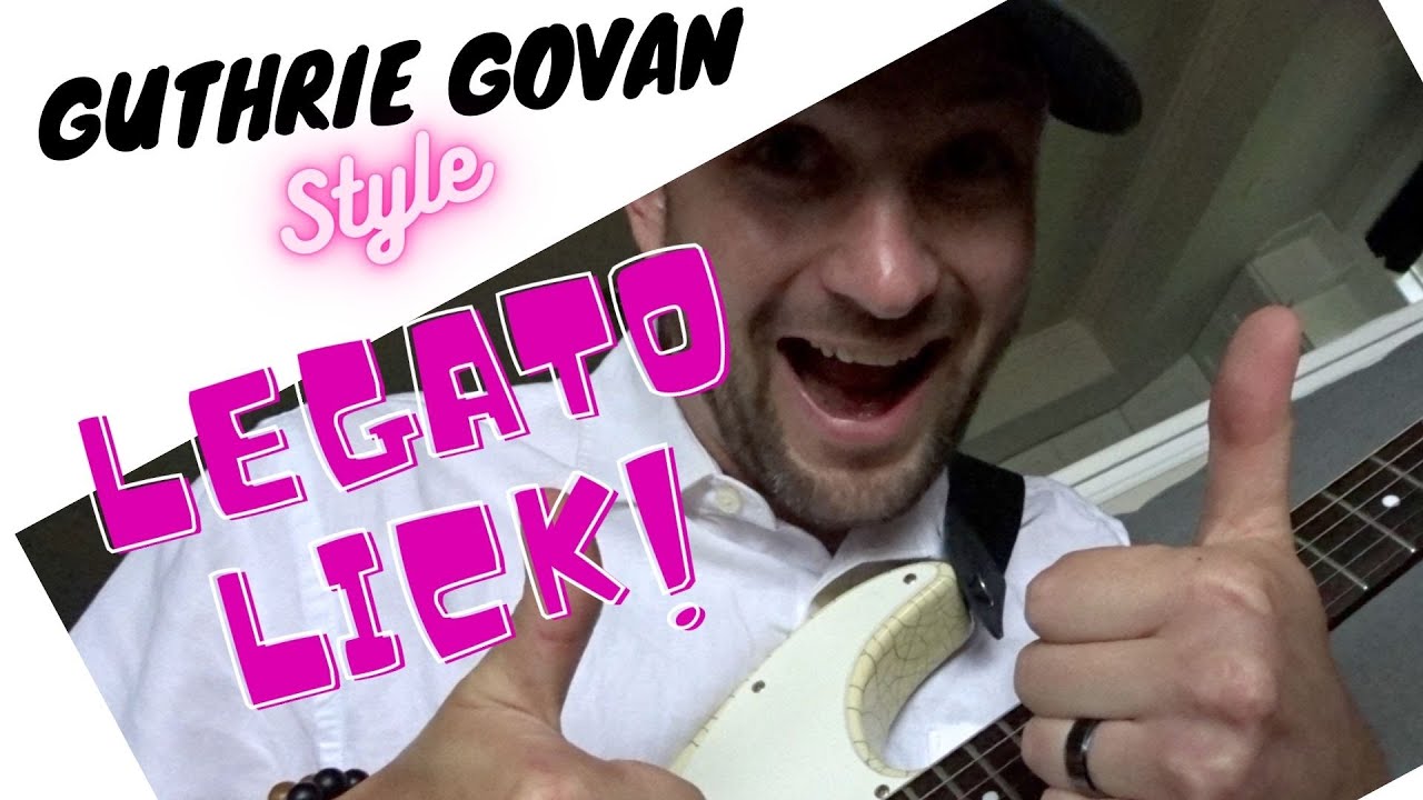 Guthrie Govan Style Legato Lick - #rapidlick2