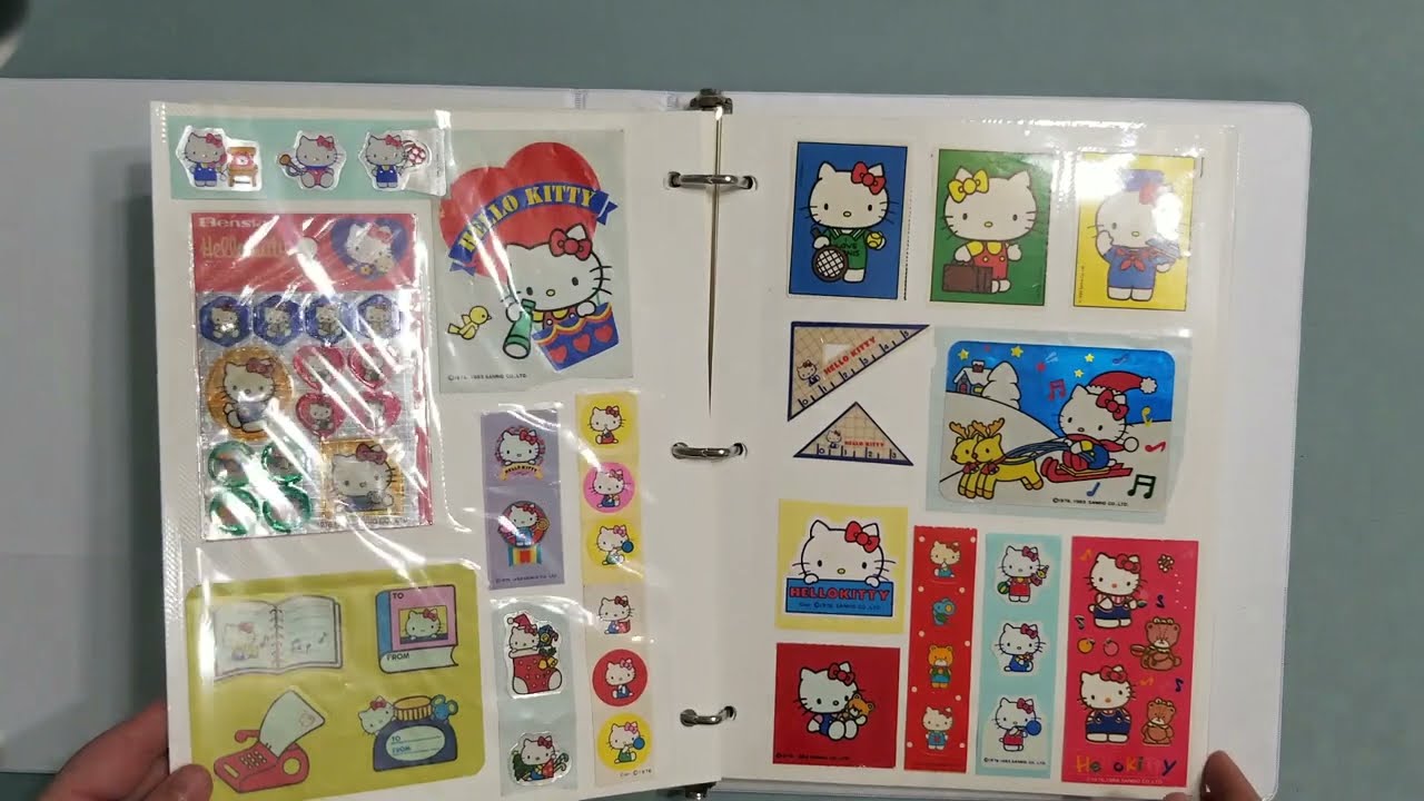 1980's Sanrio Vintage Sticker Collection