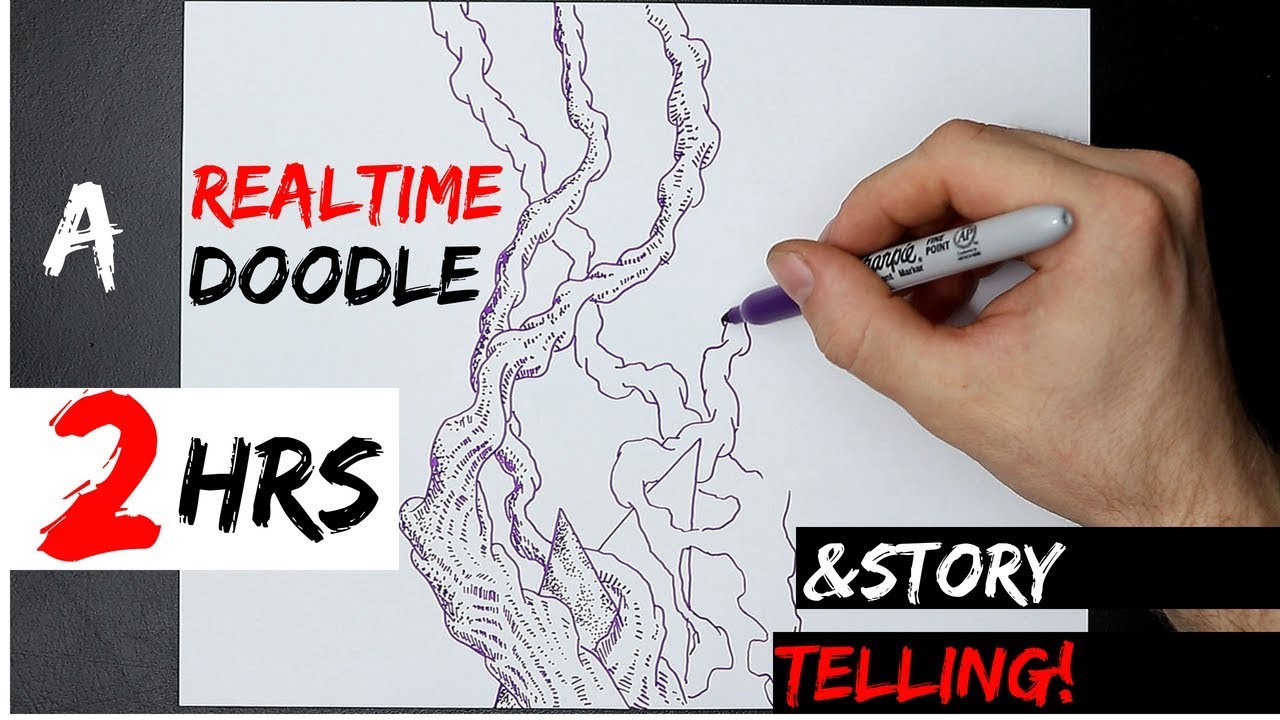 Realtime Drawing With J Sheetz: Storytelling (Realtime Doodle Art)