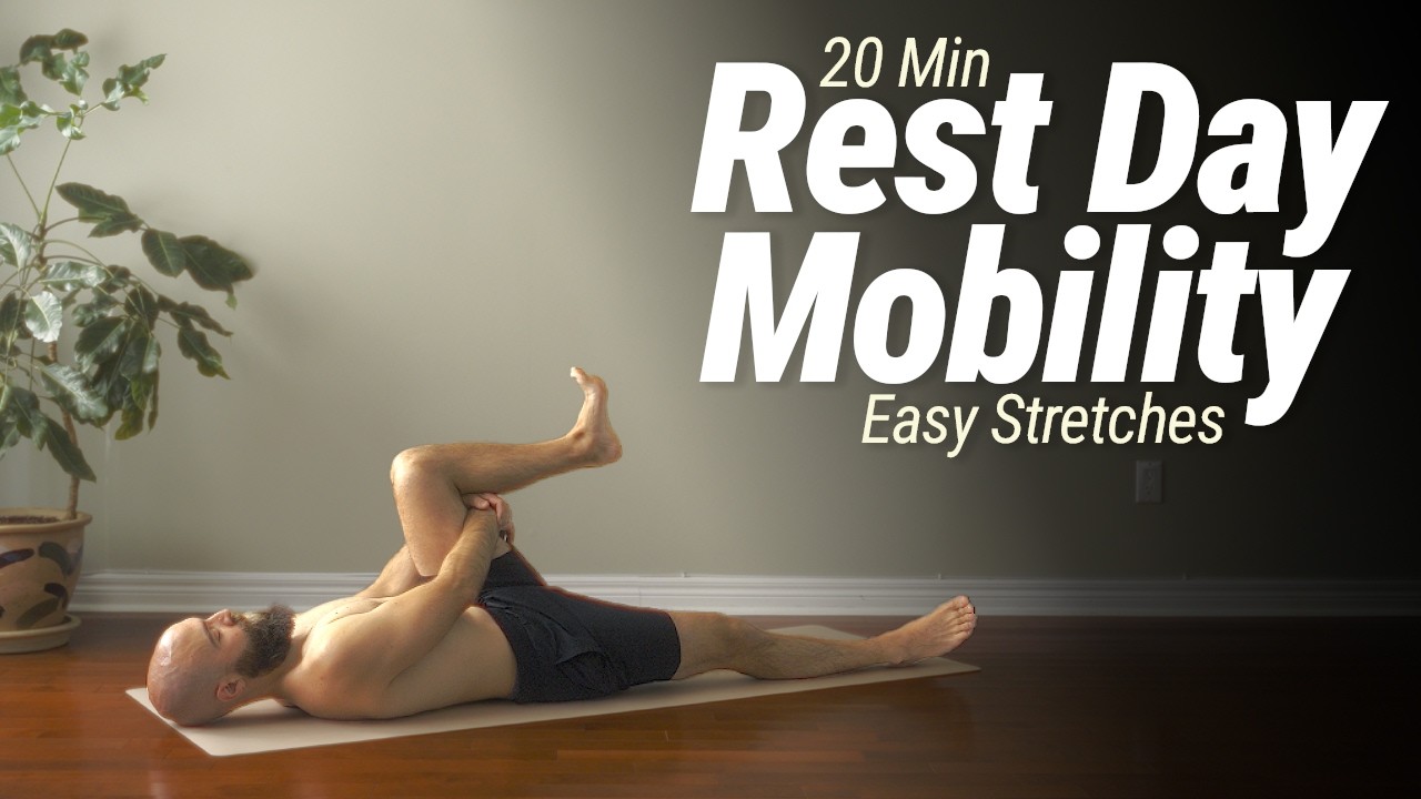 20 Minute Easy Mobility Workout for Rest Day | No Talking, Gentle Movement