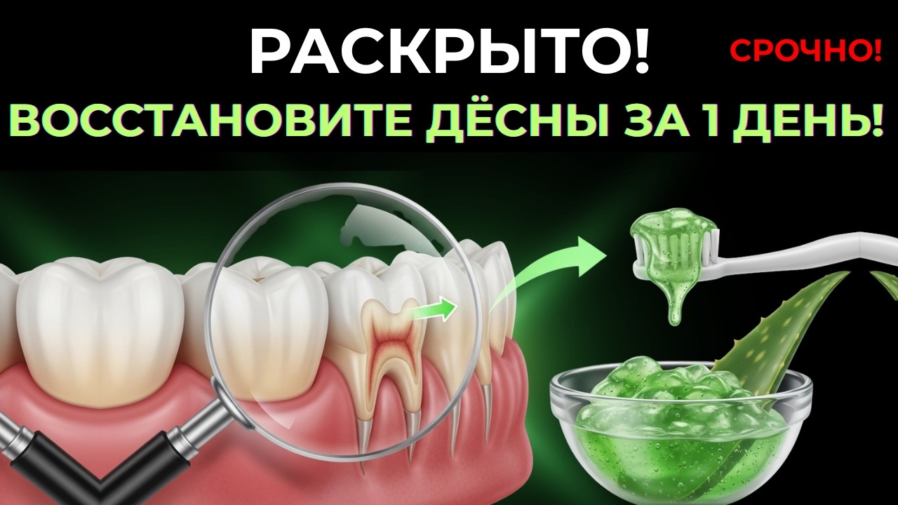 7 способов восстановить дёсны естественным путём