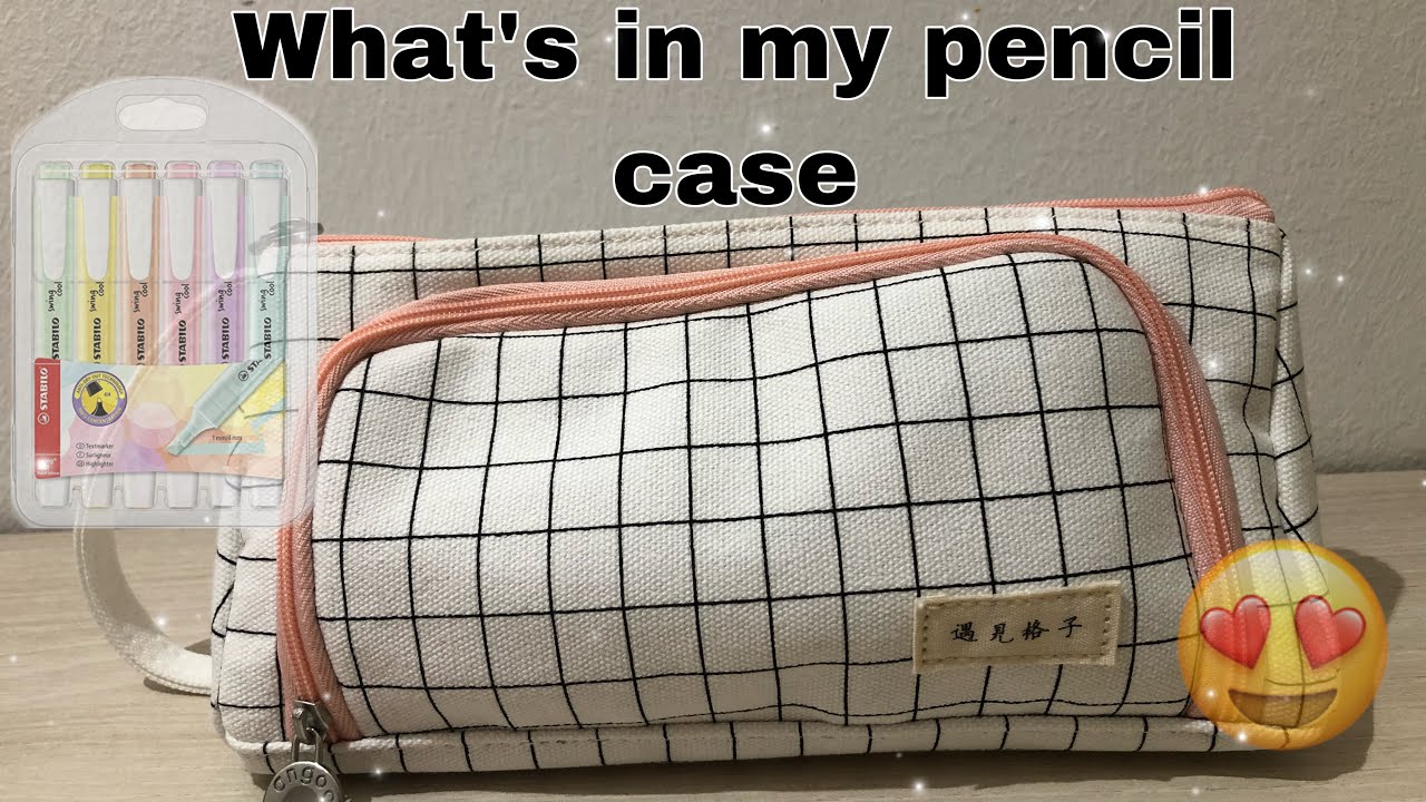 What’s in my pencil case (astuccio nuovo)💜