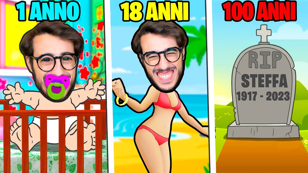VIVO 100 ANNI DI VITA DA DONNA IN UN GIORNO! - 100 Years
