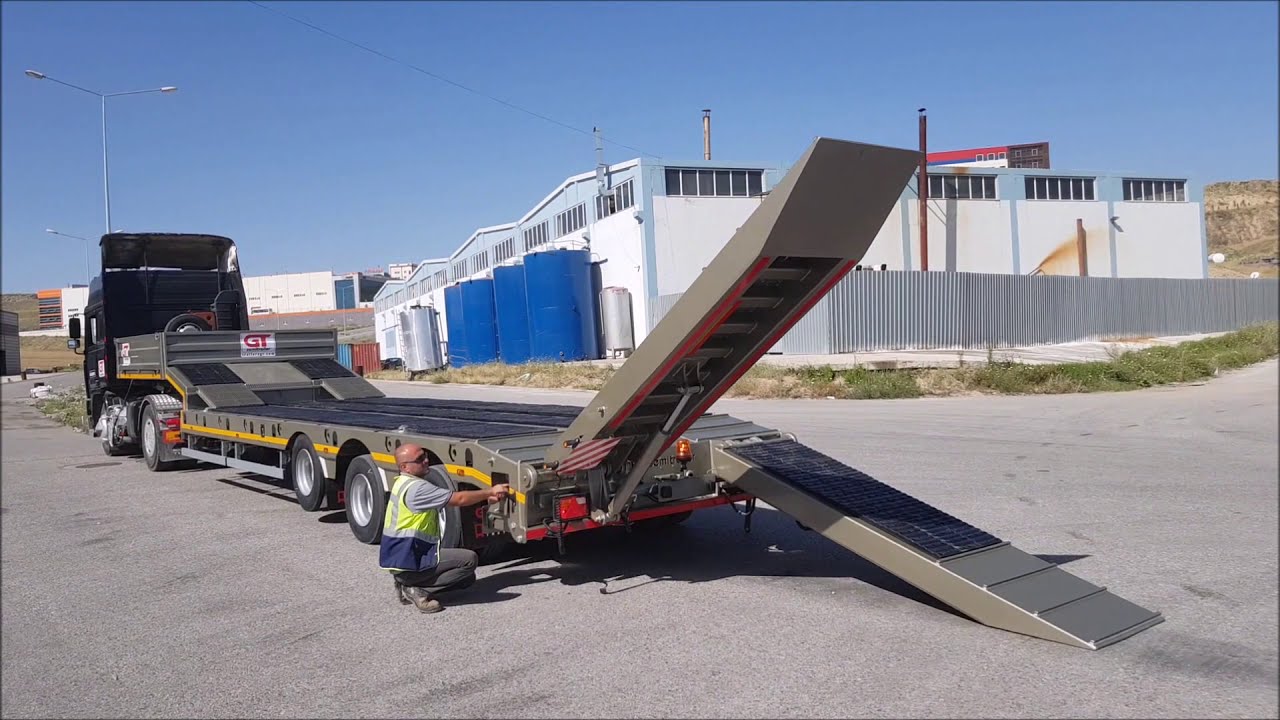 3 Axle LOW LOADER Semi-trailer - 