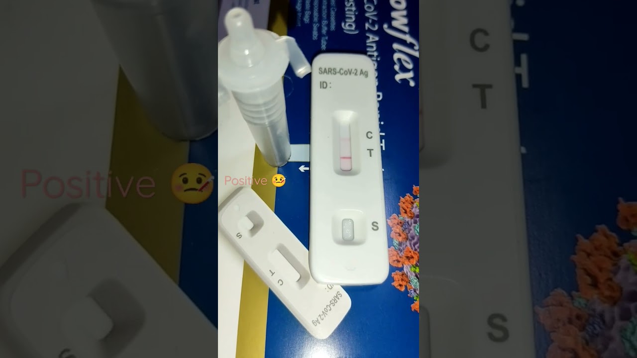 Covid-19 Antigen Rapid Test - Positive + 🤒