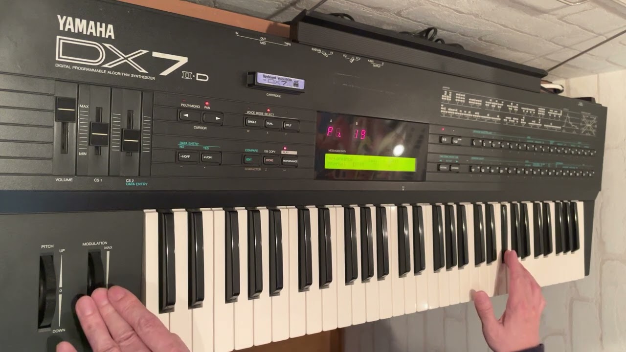 ソーサリアン / Sigh and Tear をYAMAHA DX7IIで弾いてみた