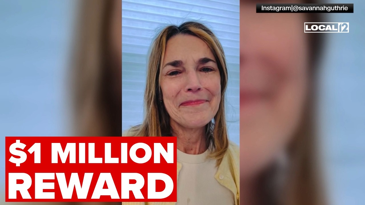 Savannah Guthrie's family offers $1 million reward for recovery of mom Nancy