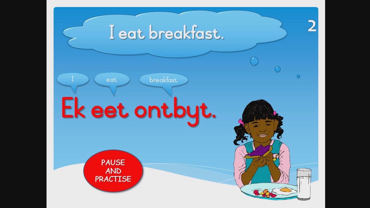 ESCS EDUFRIENDS - Phase 2 Book 5 - EET / EAT (Afrikaans reading exercises for English learners)