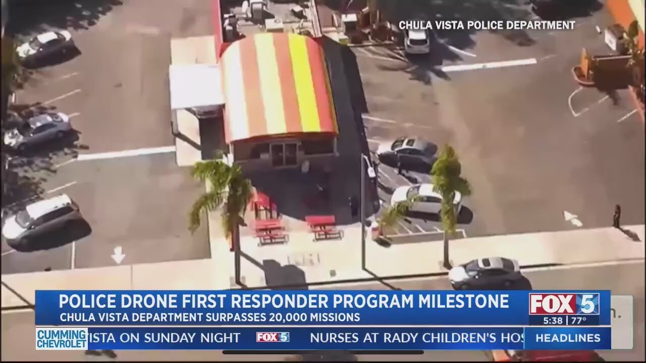 Chula Vista Police Department Drone Milestone
