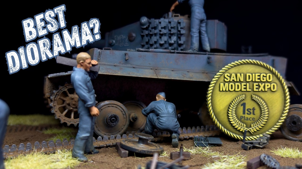 This Tiger Diorama Won? | IPMS San Diego Model Expo 2026