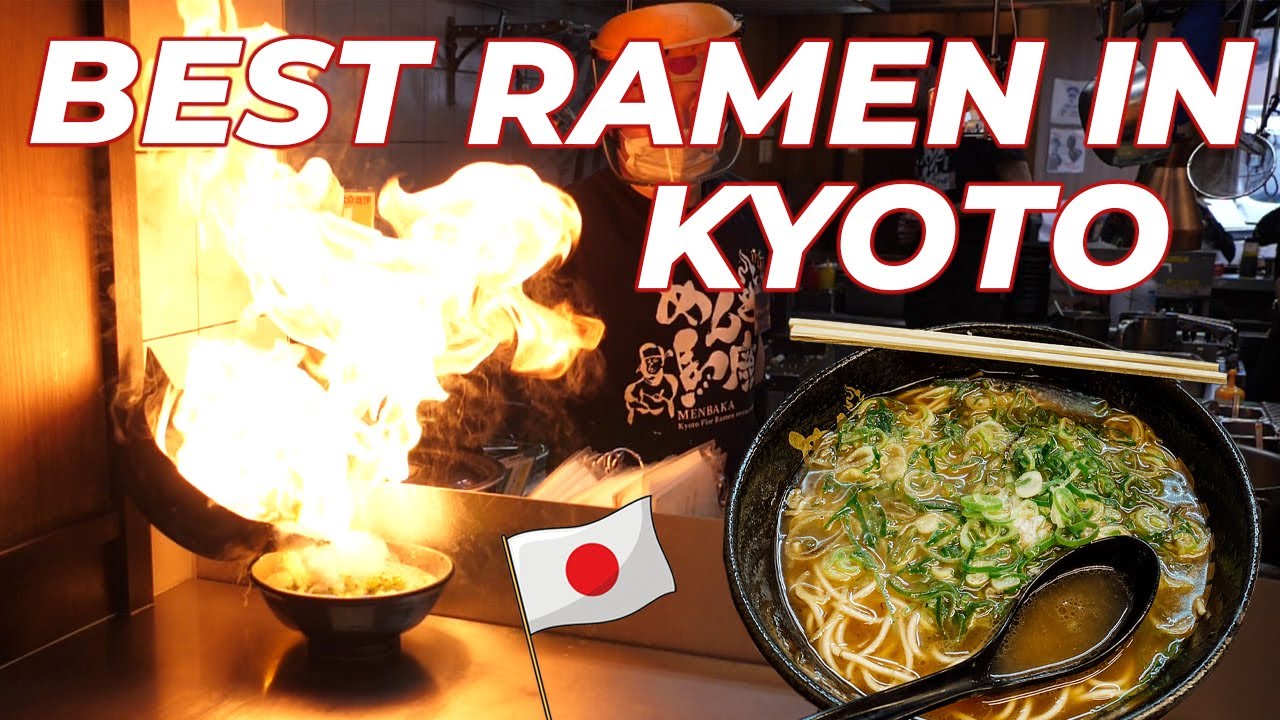 We ate FIRE RAMEN in KYOTO! Arashiyama Forest, Menbaka Fire Ramen & Fushimi Inari Shrine