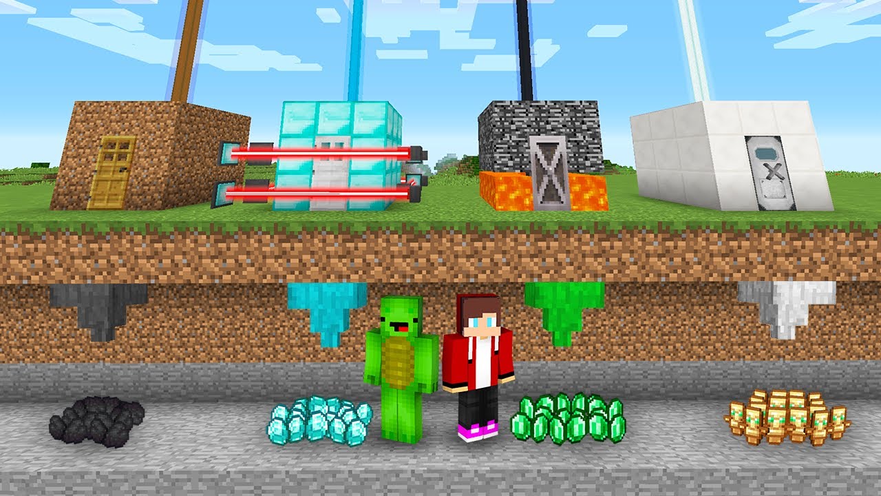 ４つのセキュリティハウスに侵入した結果！？【まいくら・マインクラフト】