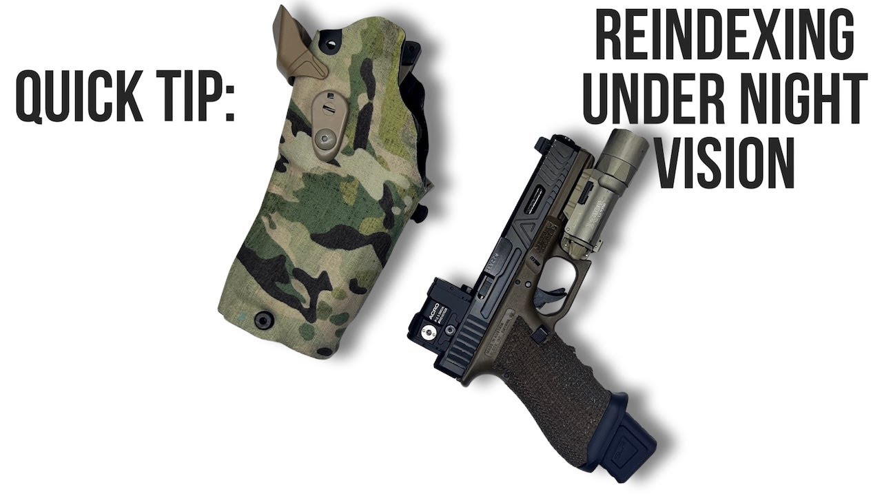 Quick Tip: Reholster Efficiently Under Night Vision (Safariland 6390/6354)