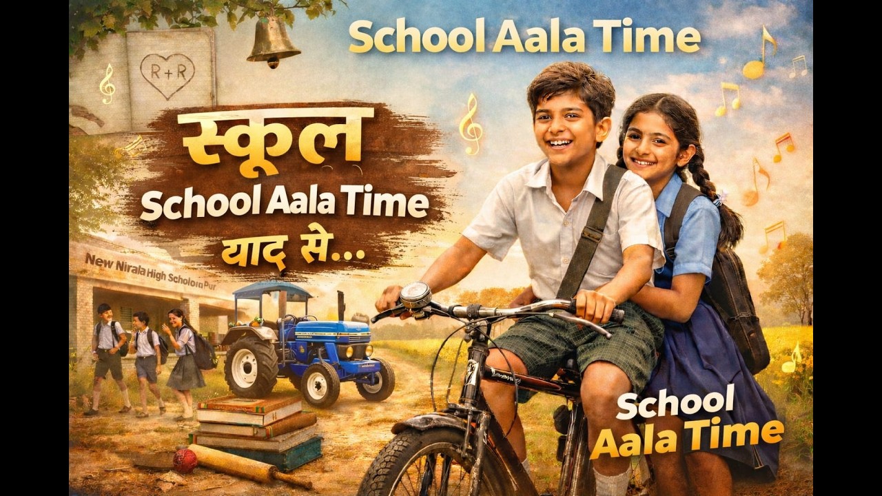 School Aala Time Song (Official Video) |Desi School Days Love Story School Aala Time ❤️| Haryanvi