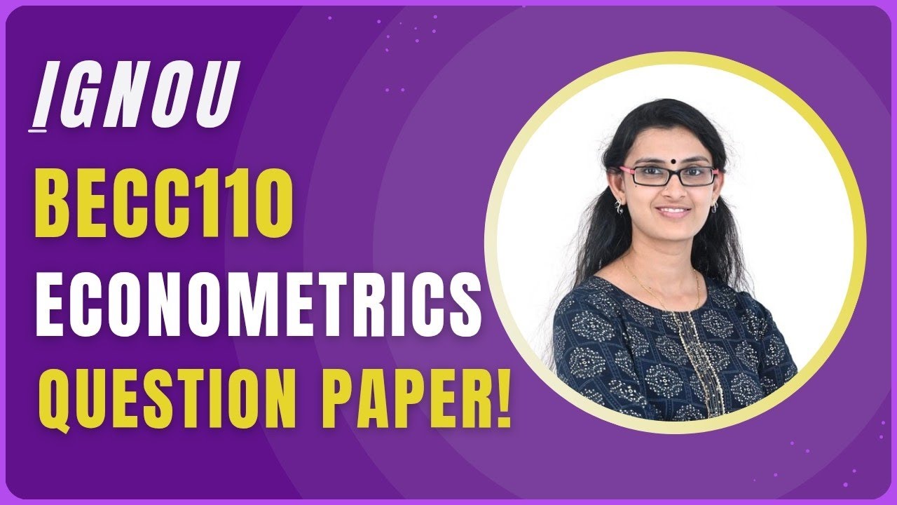 IGNOU BECC110 Previous Year Questions | Key Terms & Concepts Explained