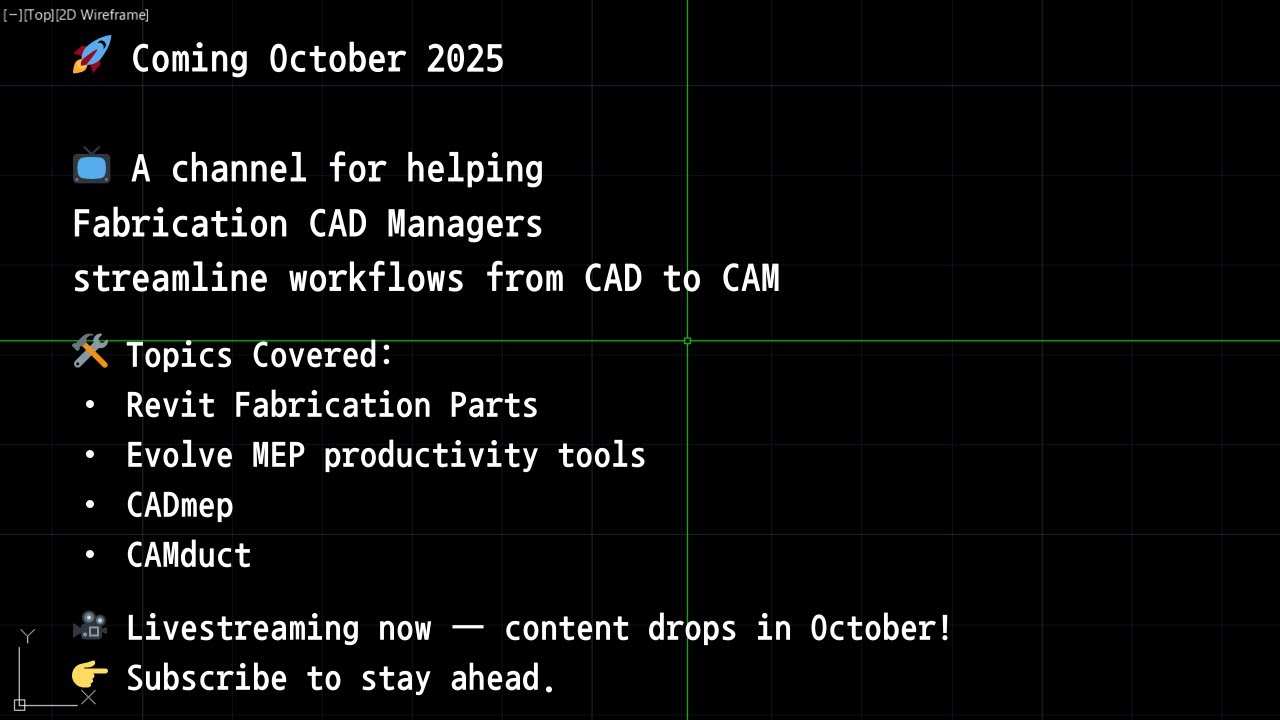 🚧 Live CAD Work | Behind the Scenes for CAD-to-CAM Workflow Channel (Launching Oct 2025!)