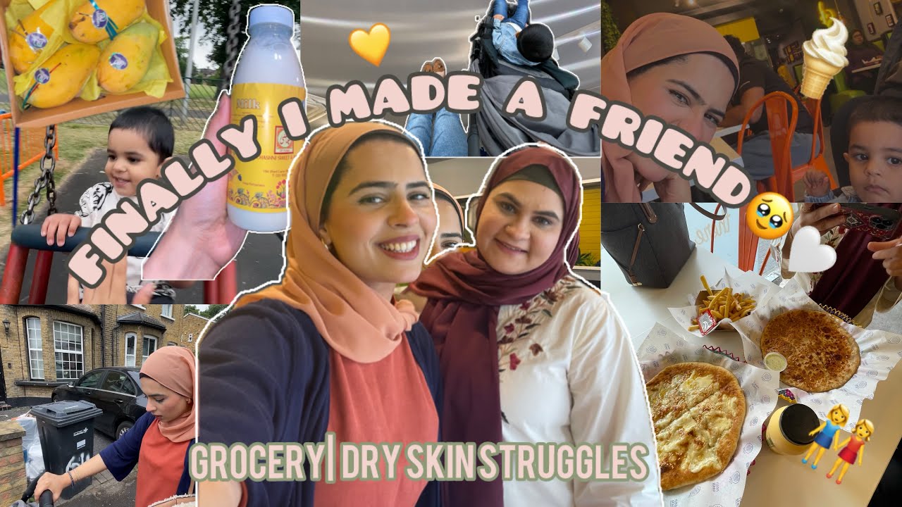 FINALLY I MADE A FRIEND😍✨| SKIN CARE STRUGGLES AS A MOM😒| GROCERY TRIPS| FEW DAYS IN MY LIFE