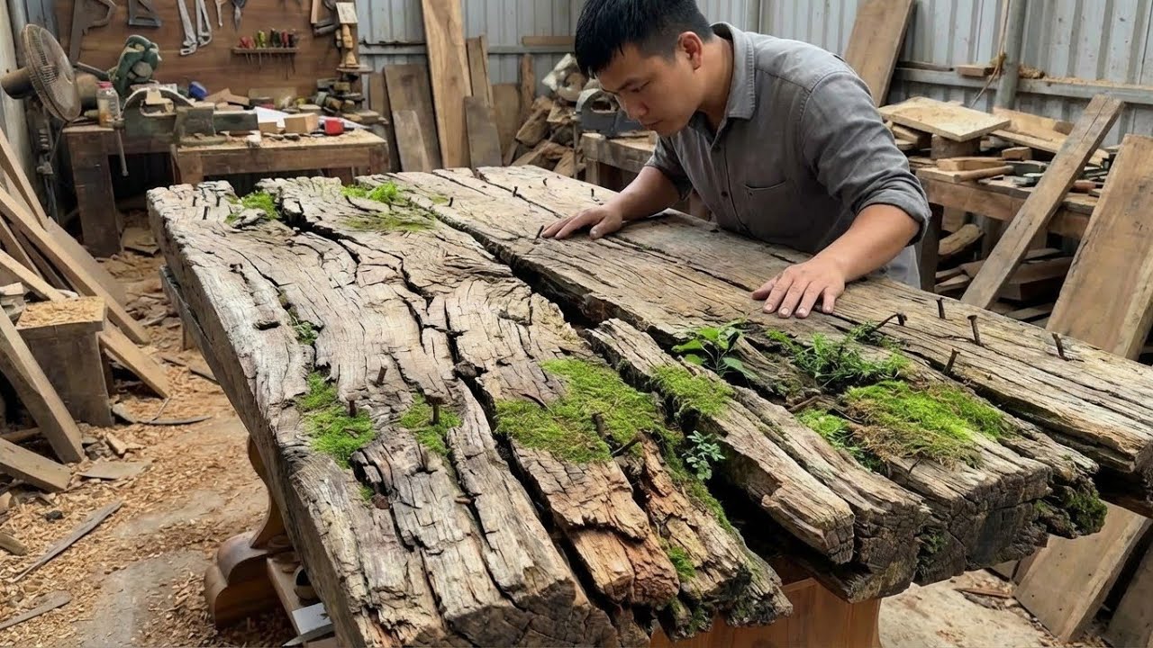 The Wood Industry is SHOCKED!  Turning Ugly Rotten Wood Into Art