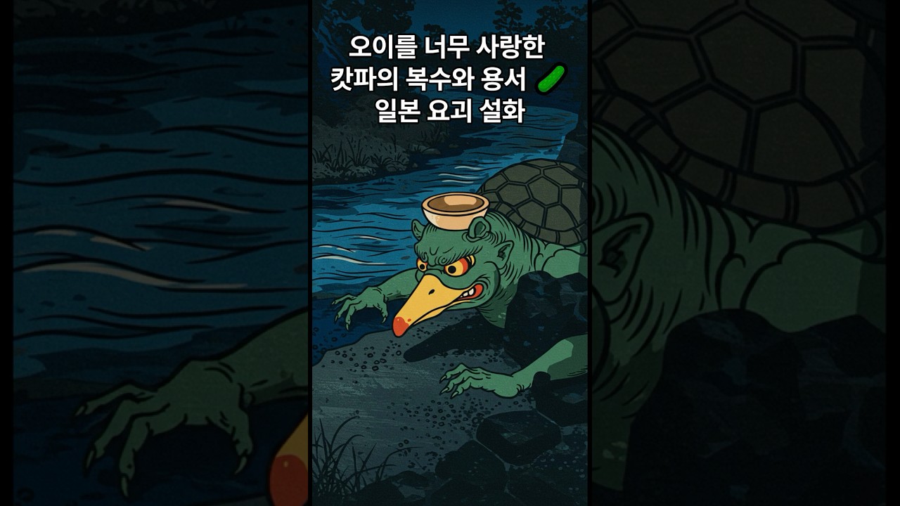 오이를 너무 사랑한 캇파의 복수와 용서 🥒 | 일본 요괴 설화