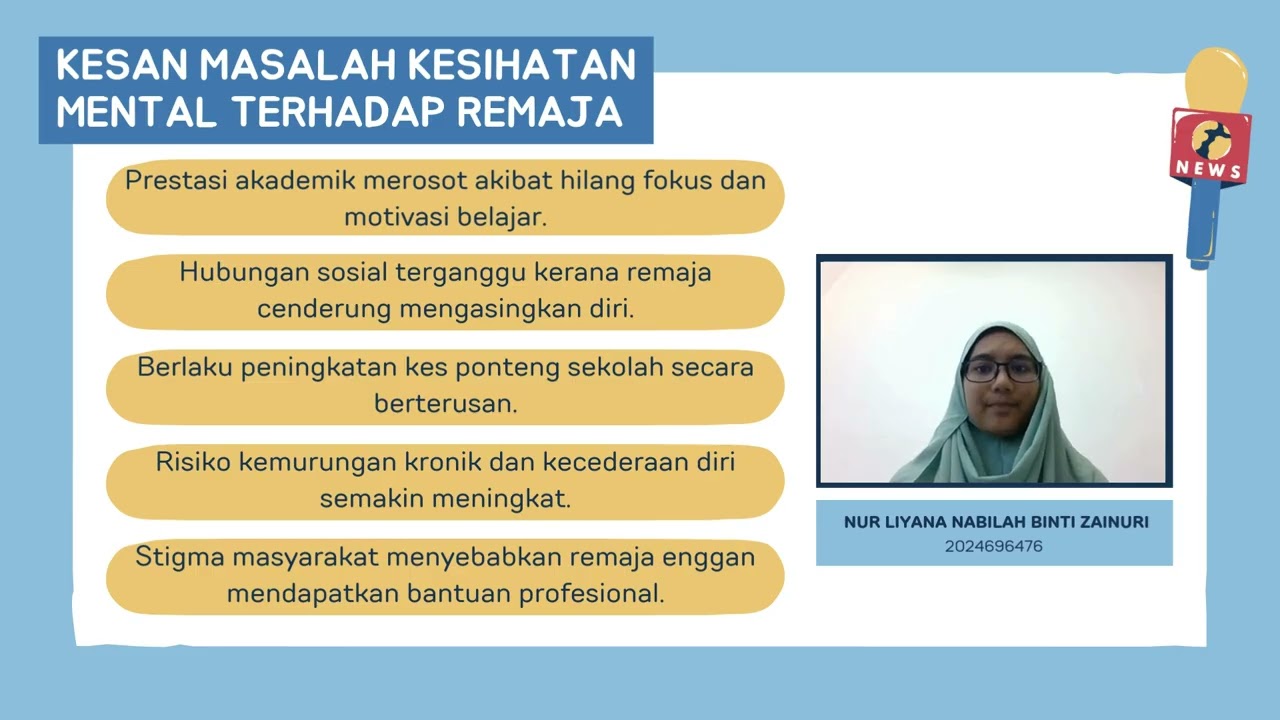 CTU552 – Falsafah dan Isu Semasa (Kesihatan Mental dalam Kalangan Remaja di Malaysia)