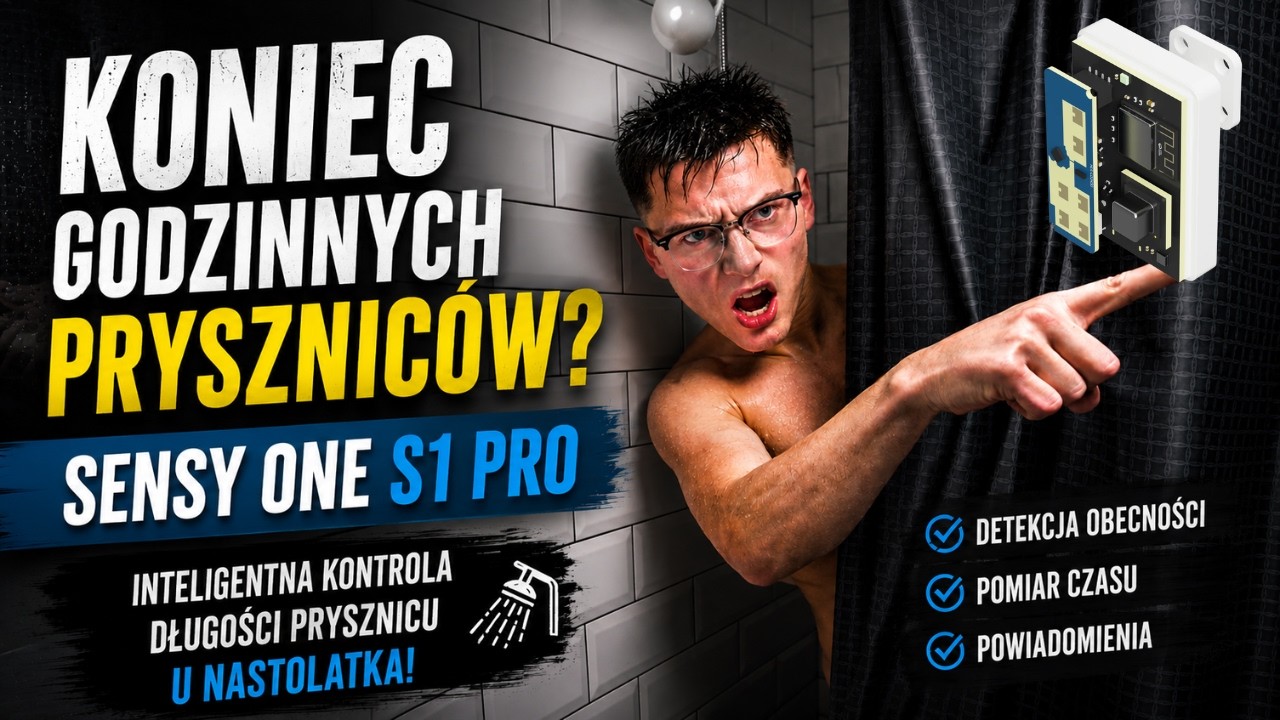 Nastolatek w łazience 30 min? Ten czujnik to skończy! Recenzja Sensy One S1 Pro
