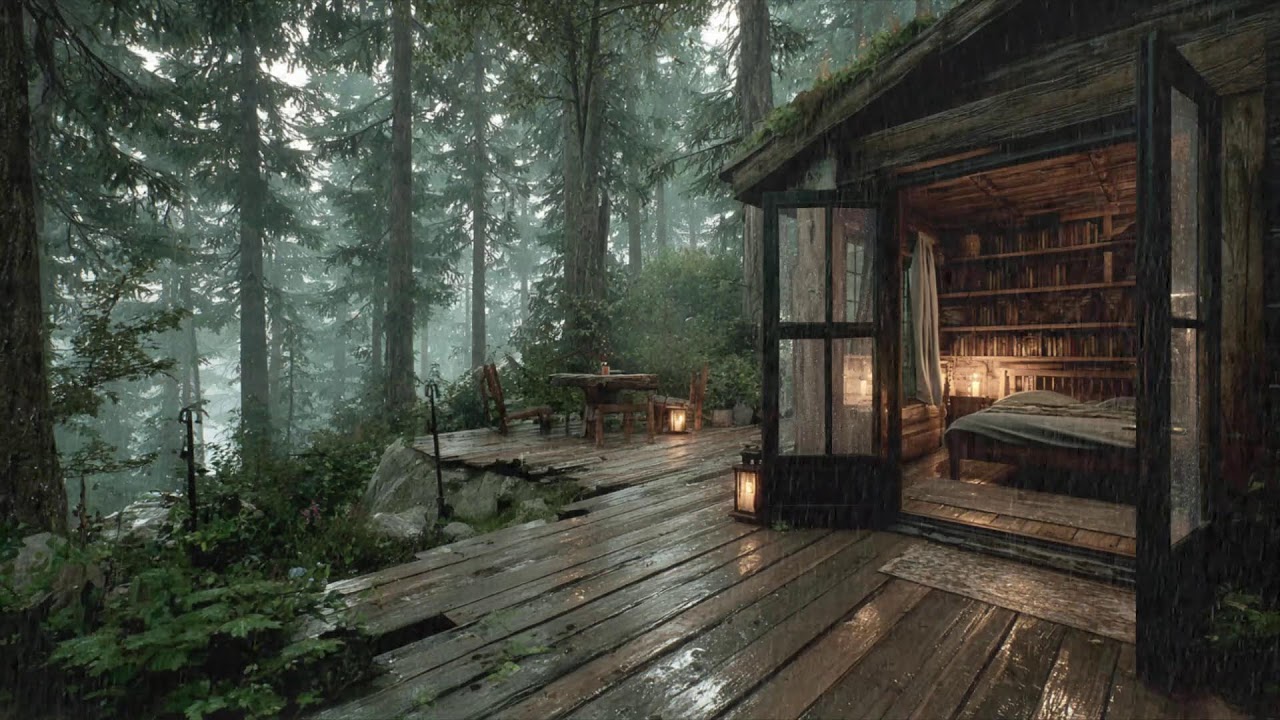 😴🌧️Gentle Rain Sounds for Deep Sleep | Stress Relief & Relaxation