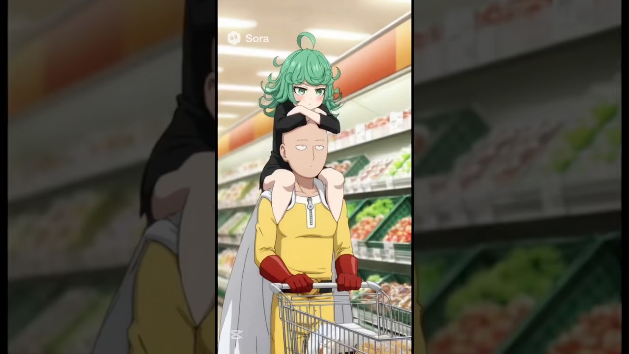 Saitama and Tatsumaki Season 4 Part 2 #opm #onepunchman #anime #sora2
