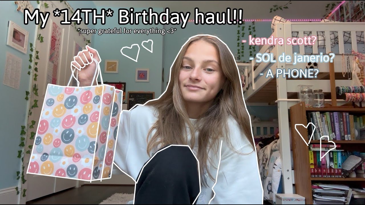 my *14TH* Birthday haul!! *super grateful* | mary michelle