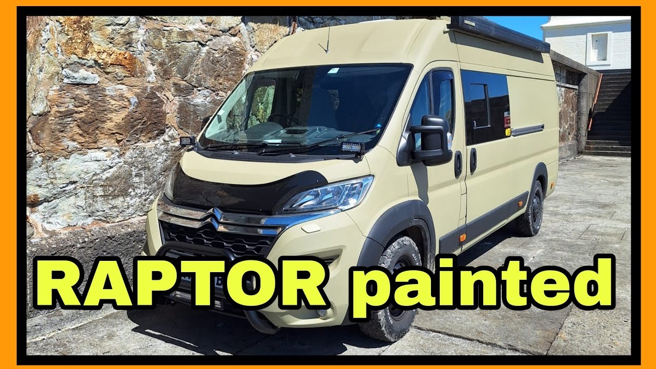 Кемпер, окрашенный в цвет Raptor, кемпер Citroen Relay