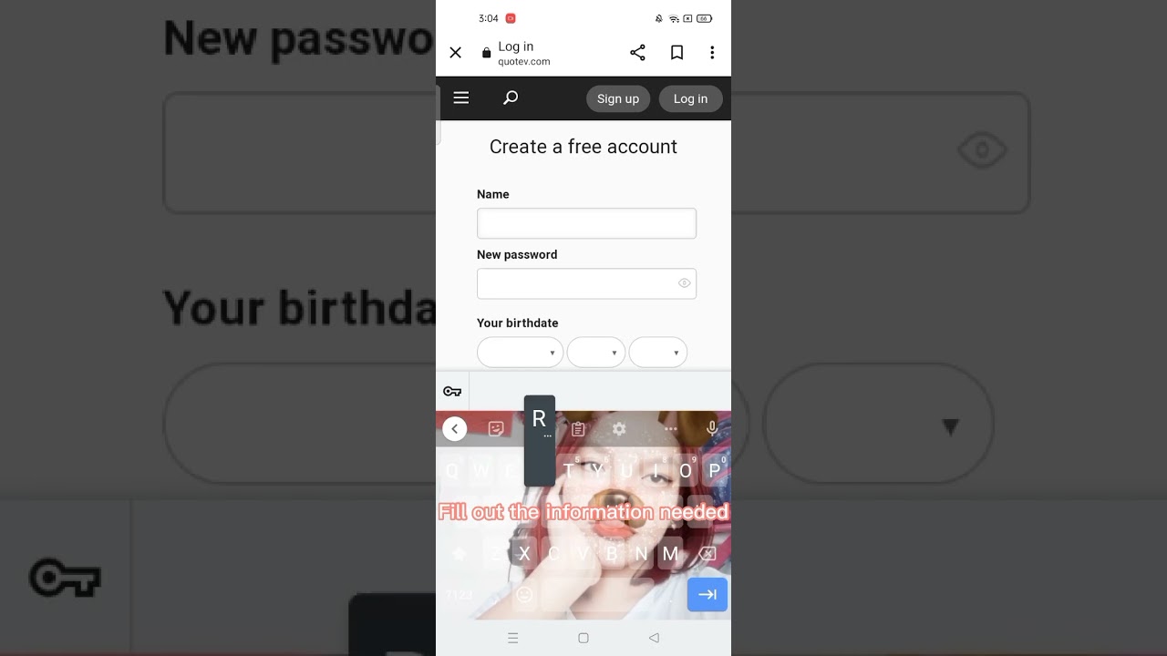 How to make a quotev account? [ Tags: 