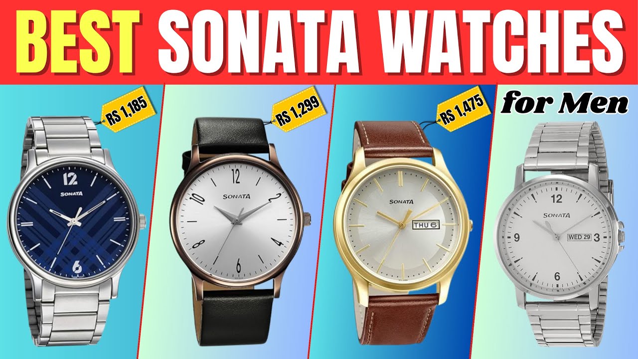 5 Best Sonata Watches for Men || Best Sonata Watch under 1000 || Best Sonata Watch under 1500 & 2000