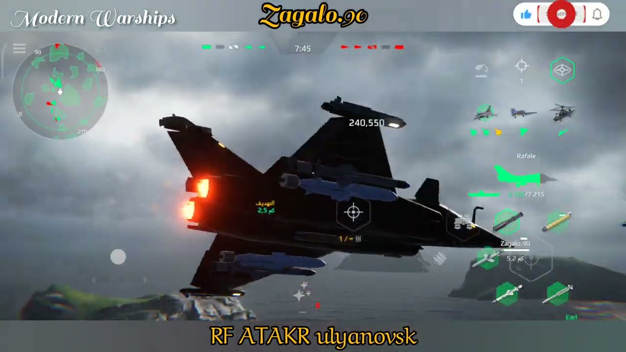 RF ATAKR ulyanovsk : Modern Warships / Je L'ai Enfin Eu / Rafale M / Type 730C / P-700 Granit ...
