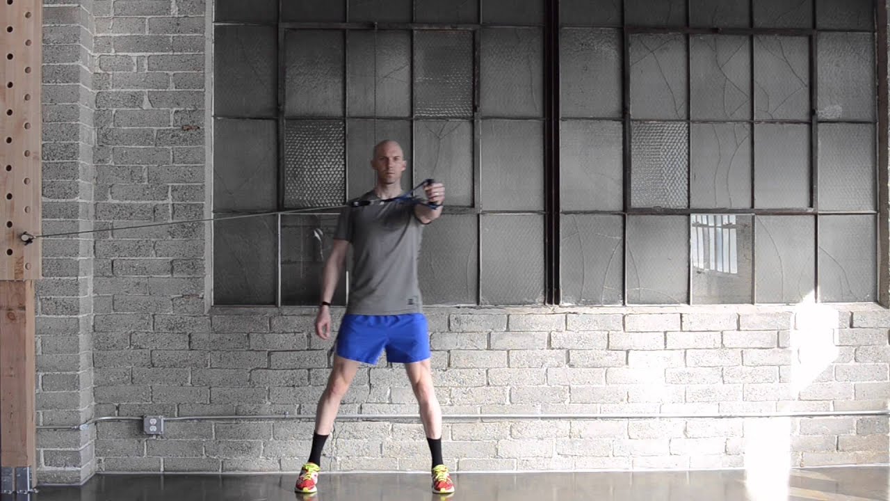 Reactive Shoulder Isometric Drill Sequence with Tubing