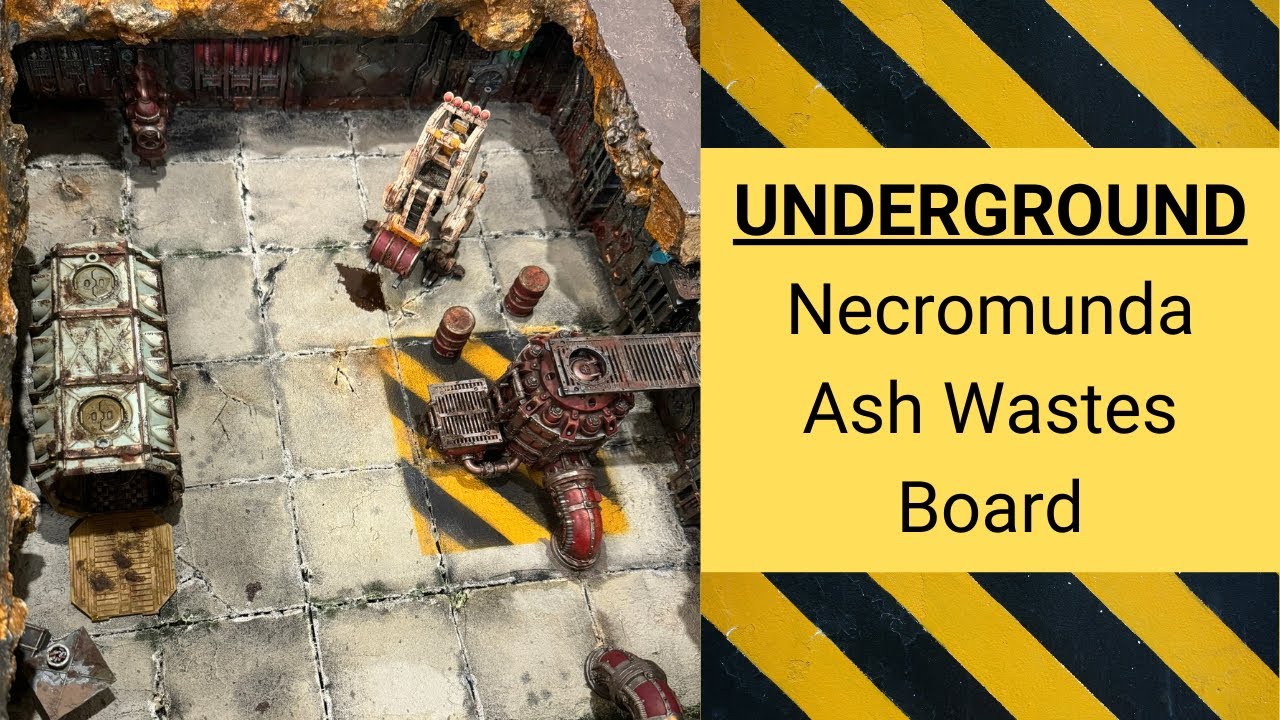 Huge Underground Necromunda Ash Wastes Board