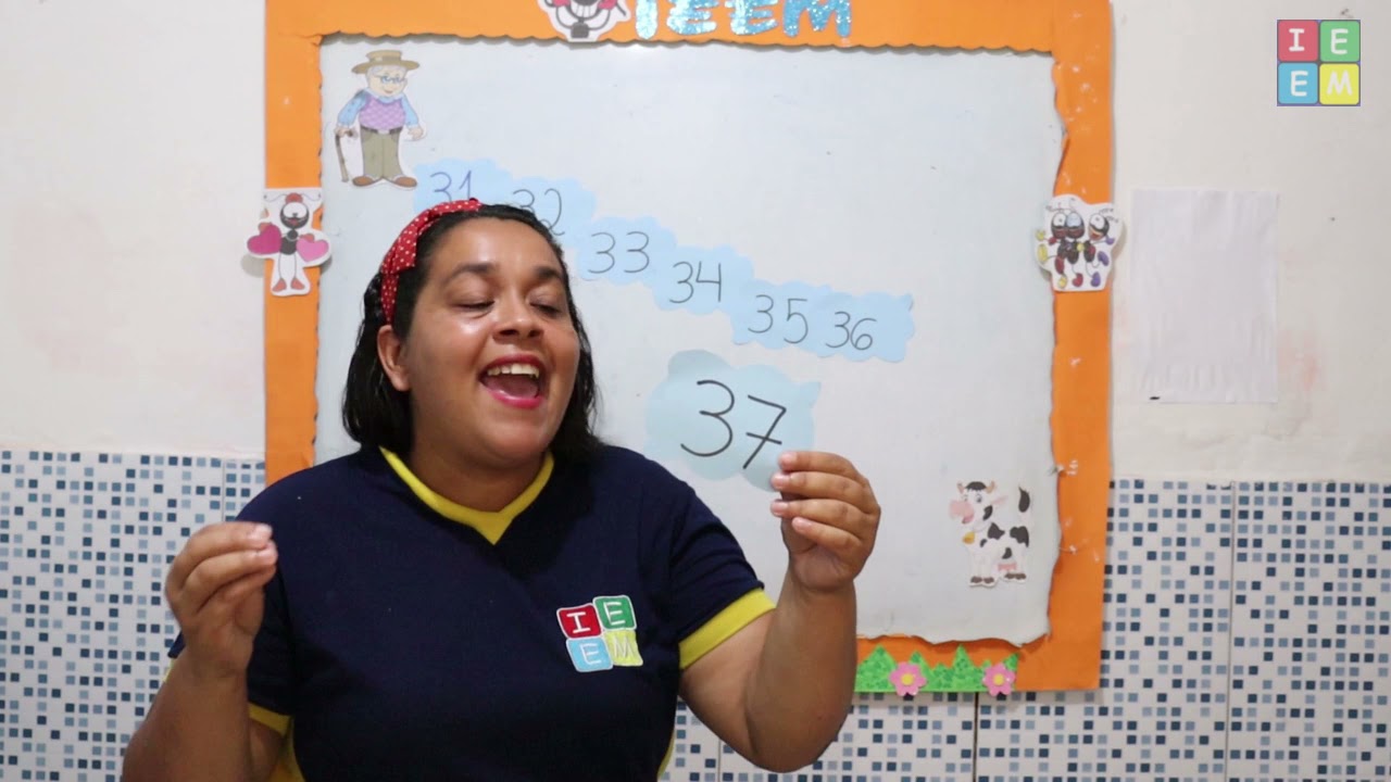 PRÉ ESCOLAR 4 ANOS MATEMÁTICA NÚMEROS DE 31 A 40 AULA PARA 23112021