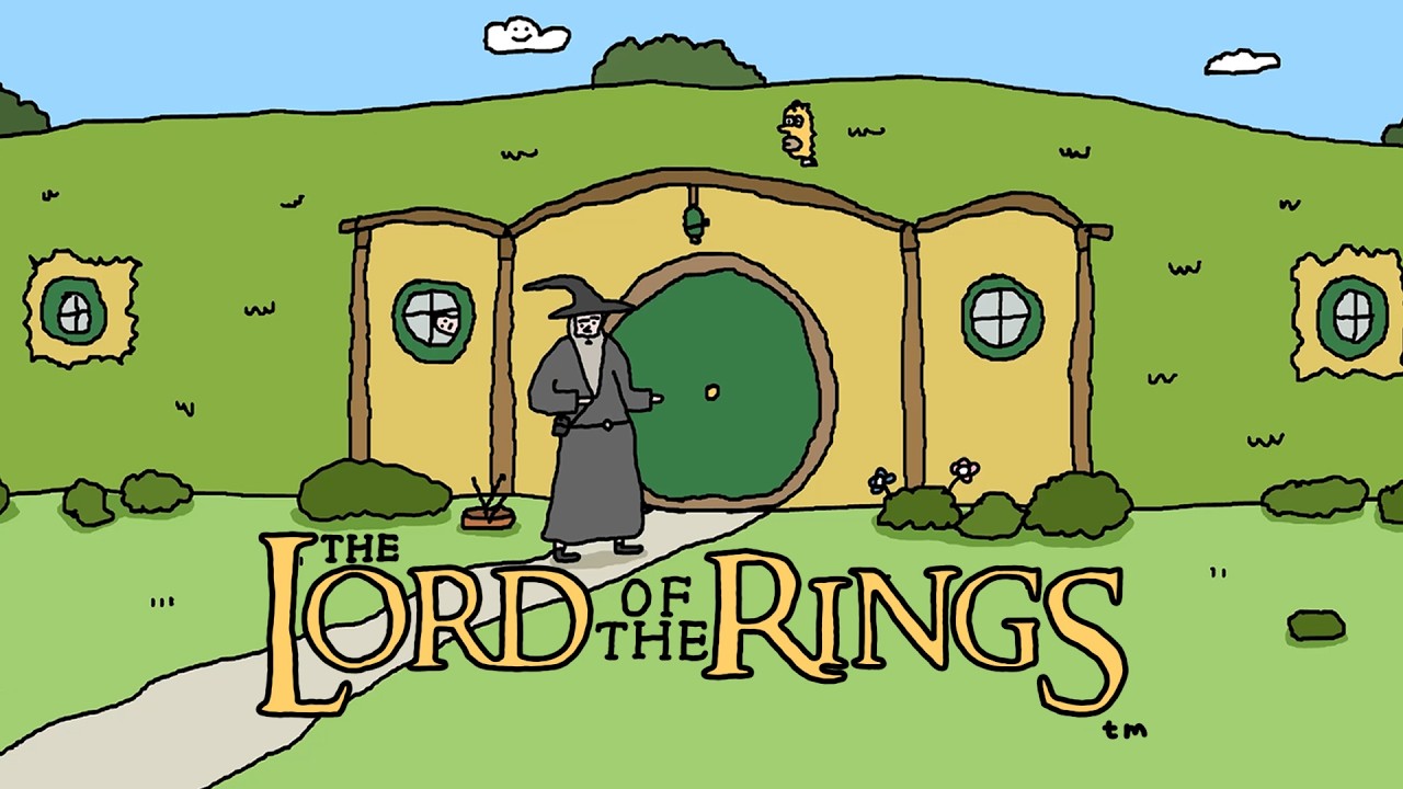 The start of lord of the rings 1 for some reason
