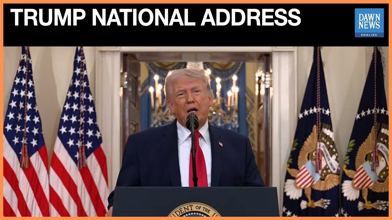 Full Spech: US President Trump Address To Nation | Dawn News English